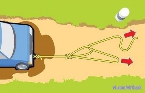 Как вытащить застрявший автомобиль в одиночку? 02