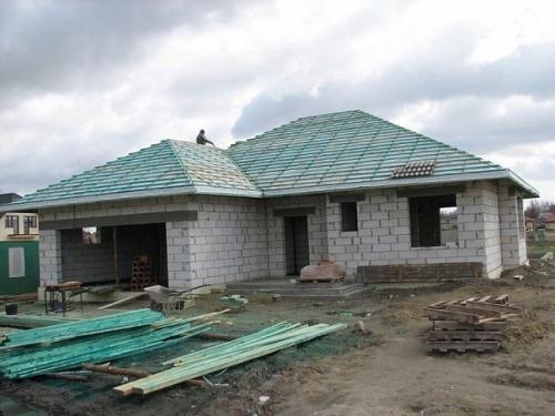 Дачный лайфхак. Просторный дом в один этаж с гаражом под два авто. 03