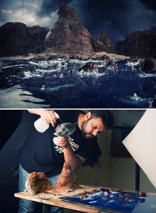 Индийский фотограф Vatsal Kataria делает потрясающие миниатюрные фотографии без больших на это затрат и плюс немного фотошопа для обработки. 05