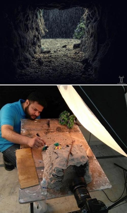 Индийский фотограф Vatsal Kataria делает потрясающие миниатюрные фотографии без больших на это затрат и плюс немного фотошопа для обработки. 04