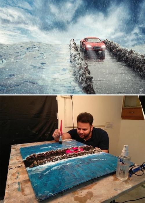 Индийский фотограф Vatsal Kataria делает потрясающие миниатюрные фотографии без больших на это затрат и плюс немного фотошопа для обработки. 01