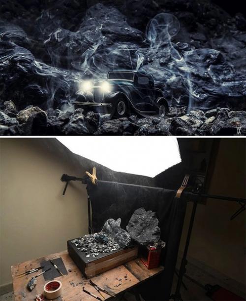 Индийский фотограф Vatsal Kataria делает потрясающие миниатюрные фотографии без больших на это затрат и плюс немного фотошопа для обработки. 07