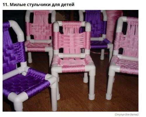 Что можно сделать из труб ПВХ? 03