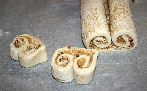 Печенье Ушки из слоеного теста. 02