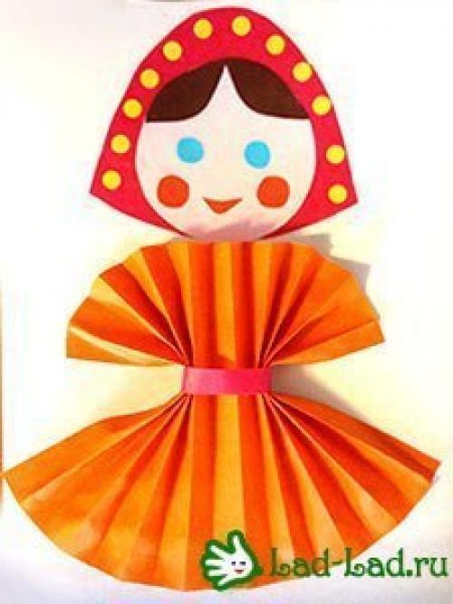 Объемные аппликации из цветной бумаги. 08