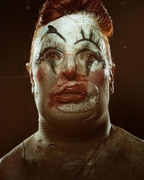 Клоунвилль/Clownville. Пугающий фотопроект французского фотографа Eolo Perfido. 06