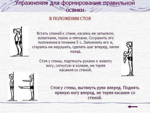 Упражнения от сутулости - красивая осанка у взрослых и детей. 01