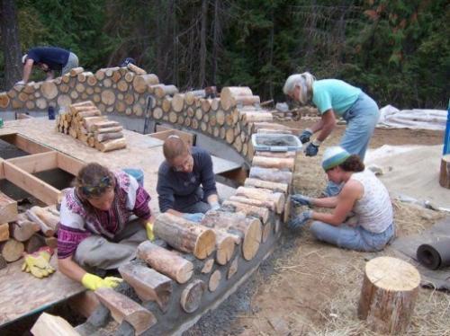 Мы строим баню сами из дров. 01 Мы строим баню сами из дров. 01