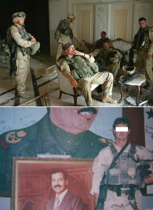 В 2003 году американские военные заняли один из роскошных дворцов Саддама Хусейна. 02