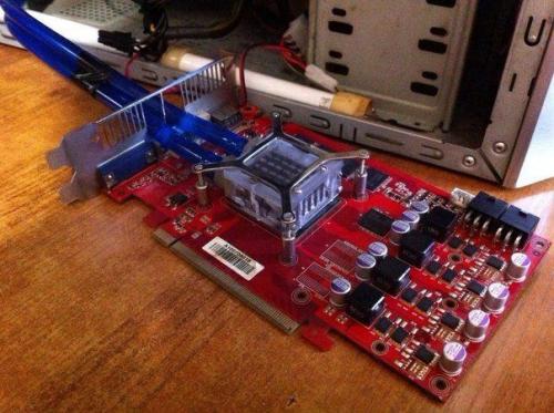 Водяное охлаждение для видеокарты своими руками. 01