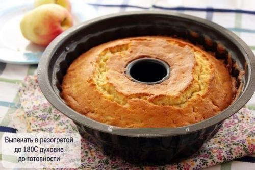 Кекс на сметане.  У меня оставался натуральный йогурт и я подумала, что можно его добавить в тесто вместо сметаны и испечь кекс. 08