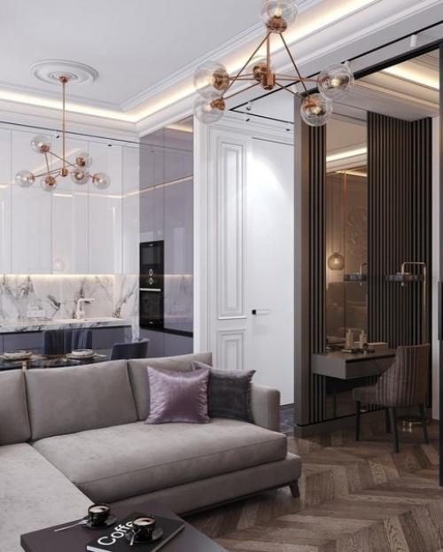 Проект квартиры 40 м. кв. 02