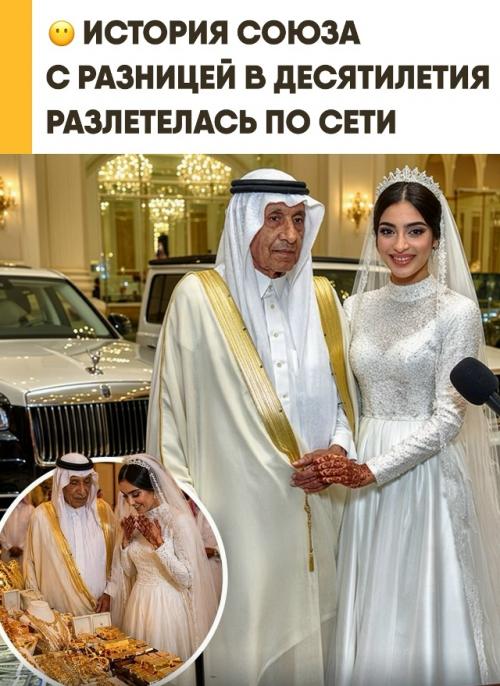 Брак с разницей в возрасте и роскошные подарки вызвали обсуждения в соцсетях. 

