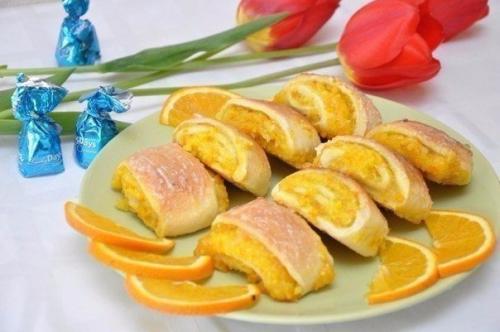 Мягкие апельсиновые печенья. 08