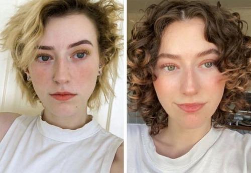 9 девушек, которые перестали мучить свои кудряшки утюжком и ахнули от увиденного результата. 03