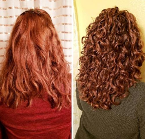 9 девушек, которые перестали мучить свои кудряшки утюжком и ахнули от увиденного результата. 02