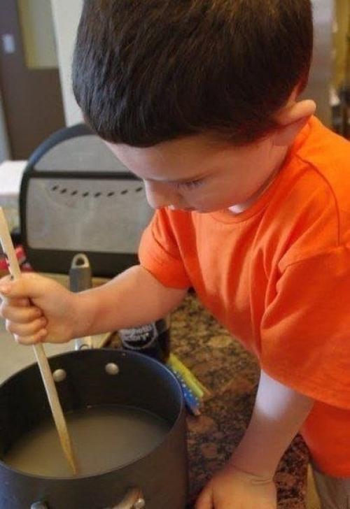 Мы выращиваем сладкие кристаллы. 03