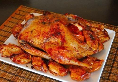 2 вкуснейших рецепта: утка с яблоками и утка запеченная с апельсинами. 01