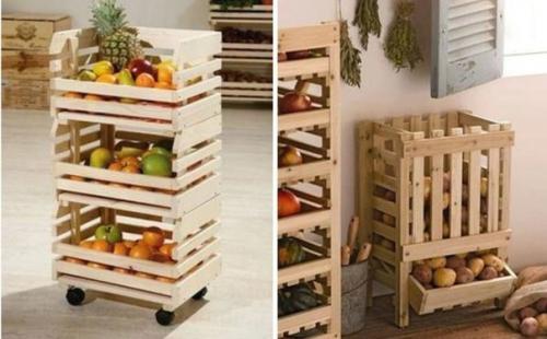 Интересные идеи для дома или дачи из старых ящиков. 05