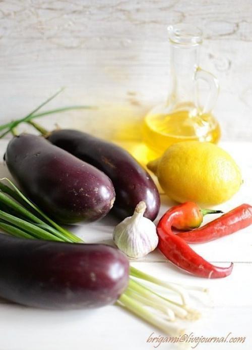 Баклажаны в остром чесночном соусе. 01 Баклажаны в остром чесночном соусе. 01