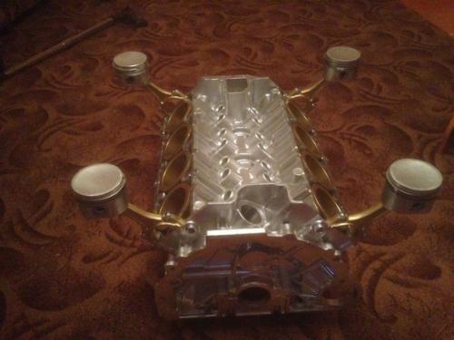 Стол из старого блока цилиндров. 06