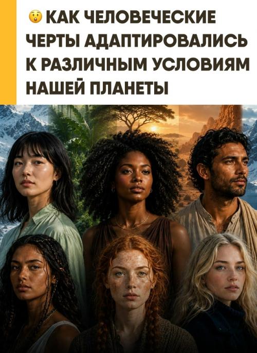Человечество не просто выживало в разных уголках планеты - оно менялось вместе с ними. 
