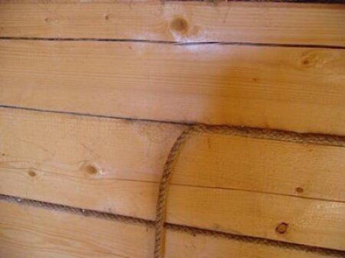 Как конопатить сруб. 02 Как конопатить сруб. 02