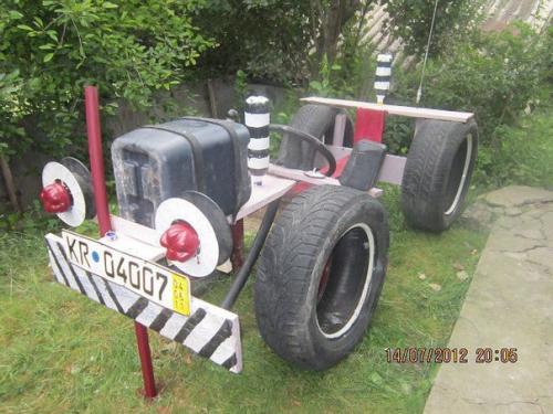 Техника из авто шин для деток. 04