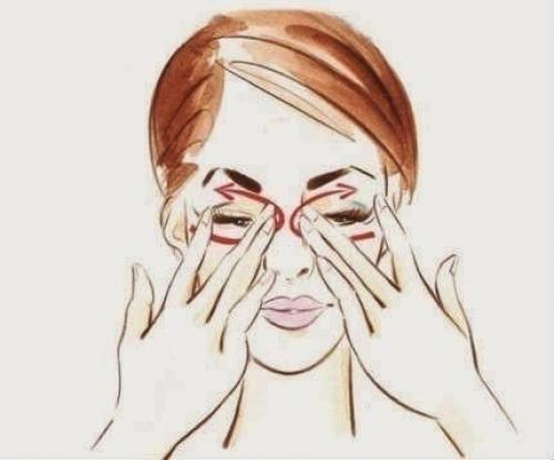 Массаж против морщин. 08