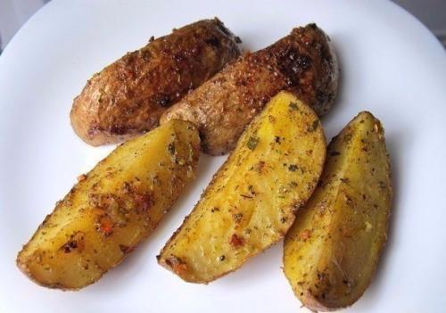 Как приготовить картофель по-деревенски. 05