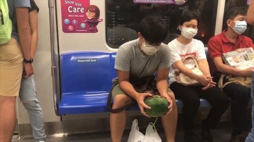 Студент из Сингапура Gameboy в арбузе сделал. 03