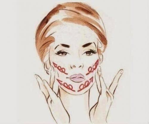 Массаж против морщин. 04