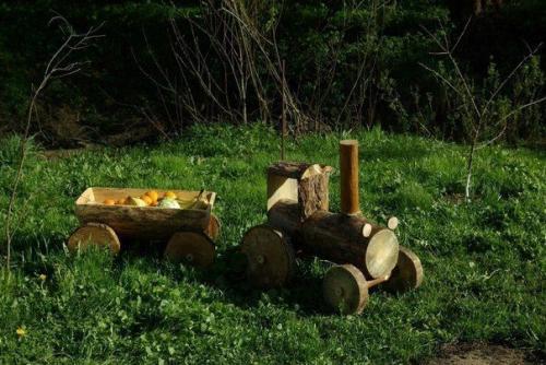 Садовый паровозик своими руками. 02