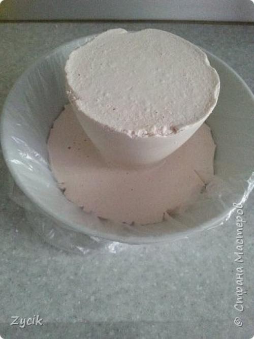 Мы делаем грибочки из гипса своими рукам. 06