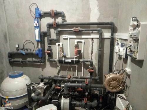 Небольшой загородный бассейн. 09