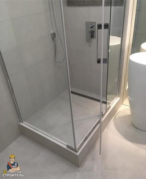 Сделал сам душевой поддон - пошагово. 05