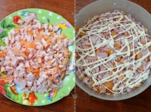 Сaлат с копченой курицей. 02 Сaлат с копченой курицей. 02