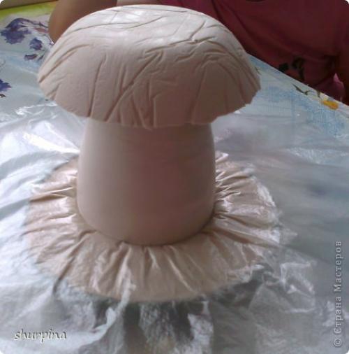 Мы делаем грибочки из гипса своими рукам. 01