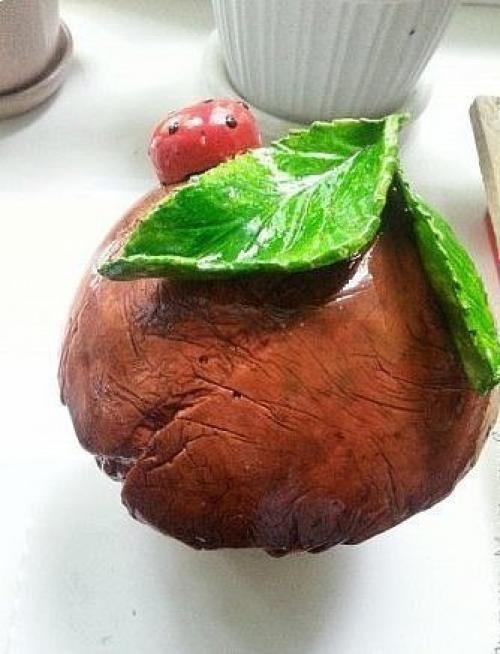 Мы делаем грибочки из гипса своими рукам. 04