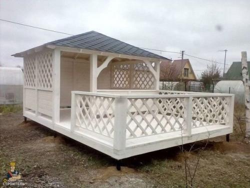 Смастерил беседку всего за 10 дней. 04