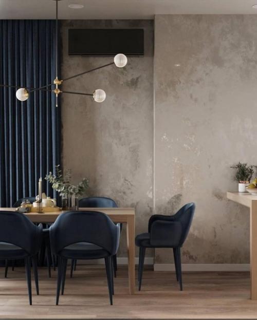 2 варианта оформления кухни - гостиной. 09