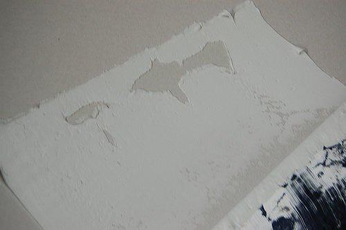 Текстура на стенах при помощи шпатлевки. 04