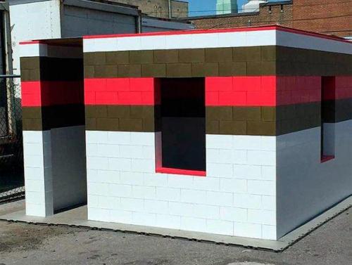 Everblock - подросшие кирпичики Lego для постройки стен. 02 Everblock - подросшие кирпичики Lego для постройки стен. 02