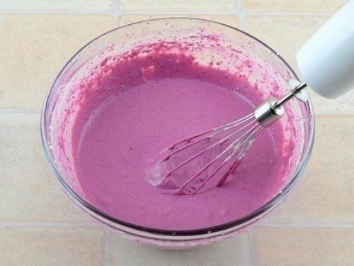 Двухцветный творожный торт (без выпечки). 01