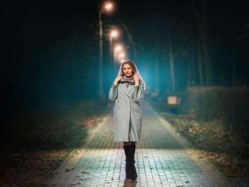 Прогулка в ночном парке. 01