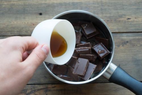 Очень быстрый шоколадный мусс. 04