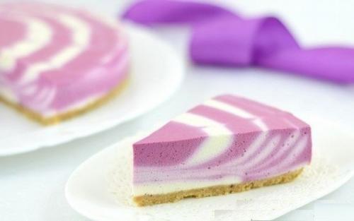 Двухцветный творожный торт (без выпечки). 04