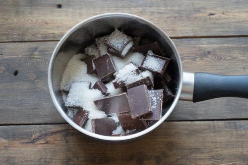 Очень быстрый шоколадный мусс. 02