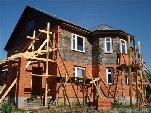 Облицовка кирпичом деревянного дома. 01