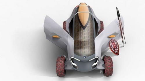 Maasaica - это футуристический экологичный концепт автомобиль будущего от BMW и будет сделан из смеси грибного мицелия и травы. 04